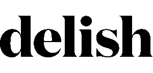 Delish logo.