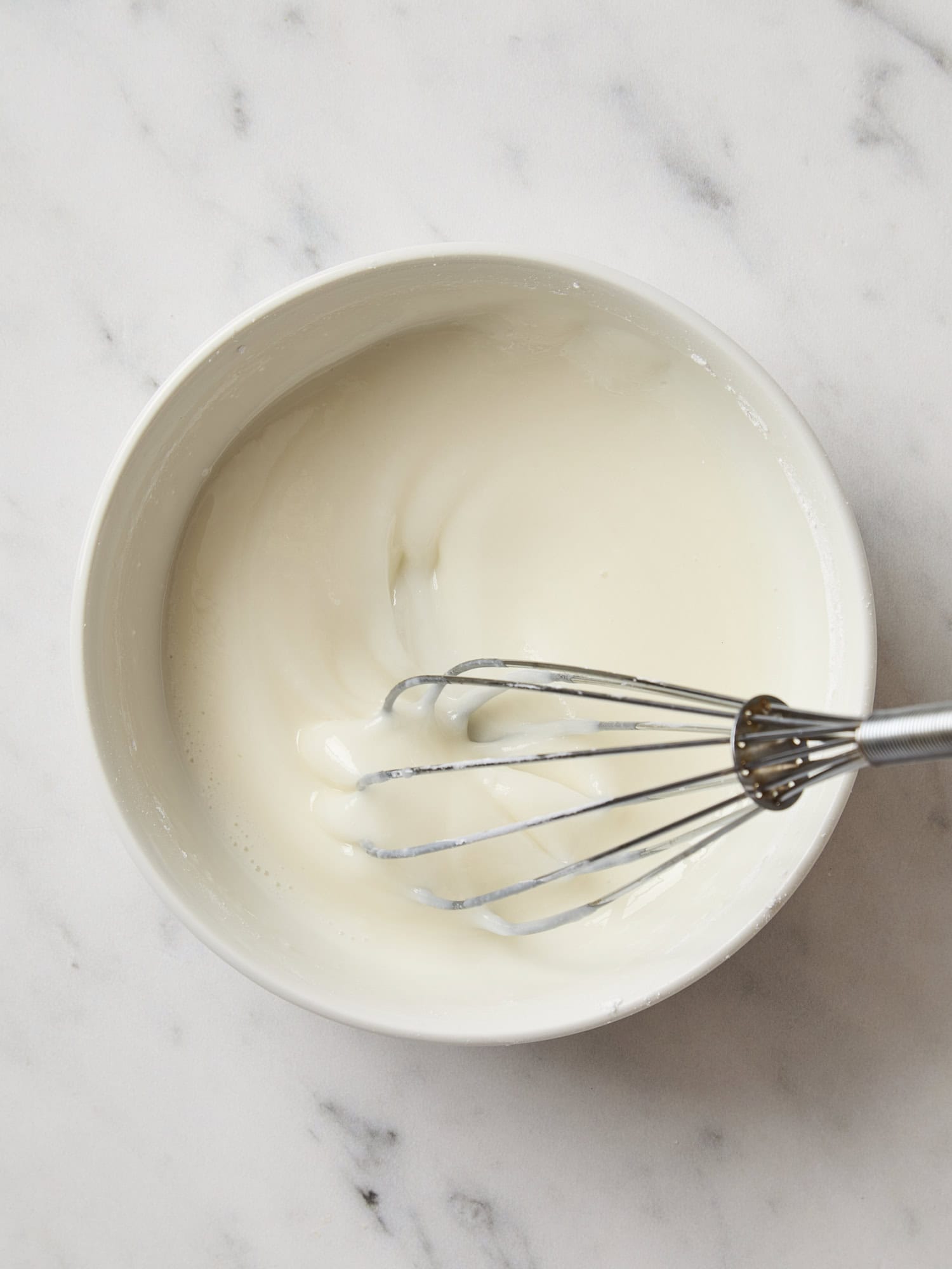 Lemon glaze for scones.